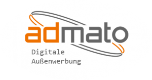 Adamato LED Board Werbung Logo
