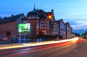 LED-Videoboard Lahr Fahrtrichtung Süd