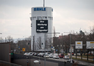 LED-Werbefläche am Pragsattel in Stuttgart