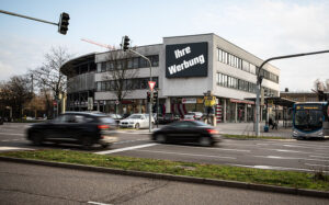 LED-Werbetafel in Bietigheim-Bissingen an der B27